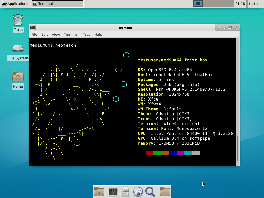 OpenBSD 6.4 Installing a Seriously Underrated OS in a Virtual Machine