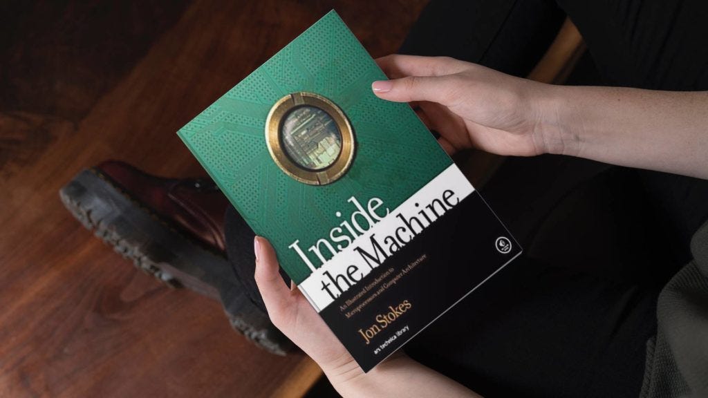 Inside the Machine’s book in the hands of one person — book for programmers who want to be professional