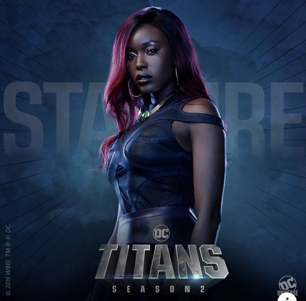 New Character Posters for TITANS Show New Outfits for Raven and