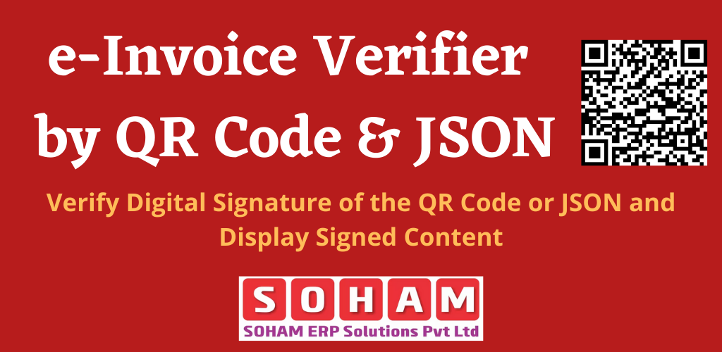 eInvoice Verification — QR Code JSON Scanner for eInvoices Pratik