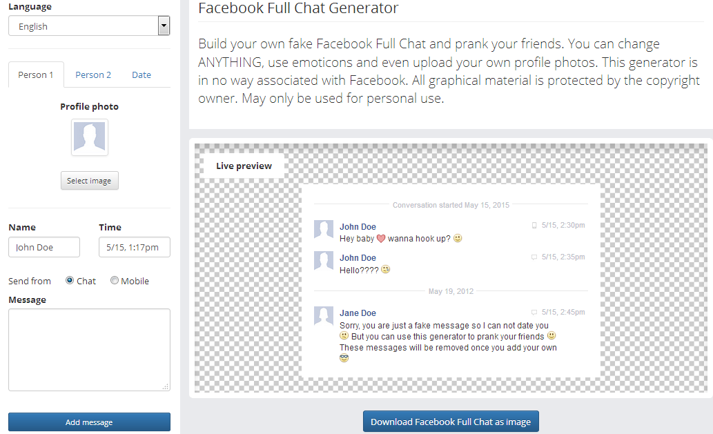 How To Create Fake Conversations For Facebook Whatsapp Twitter And Instagram By Gizest Medium
