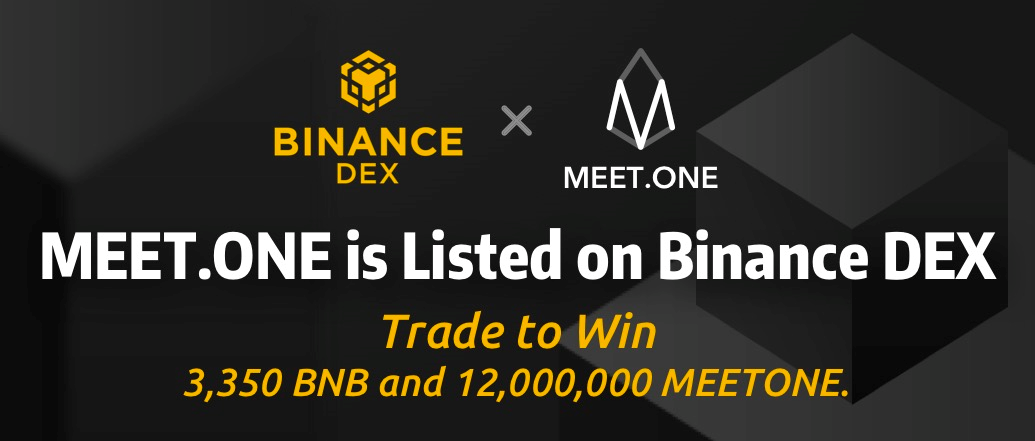 MEETONE is listed on Binance DEX ! Trade to win 3,350 BNB and ...