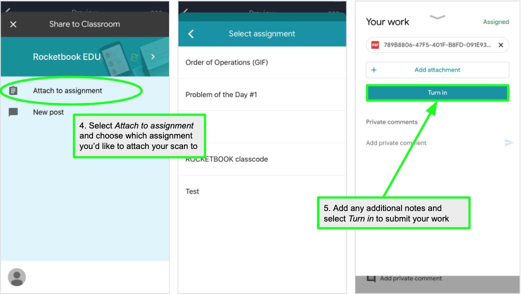 How to upload a picture to google classroom from your phone picture