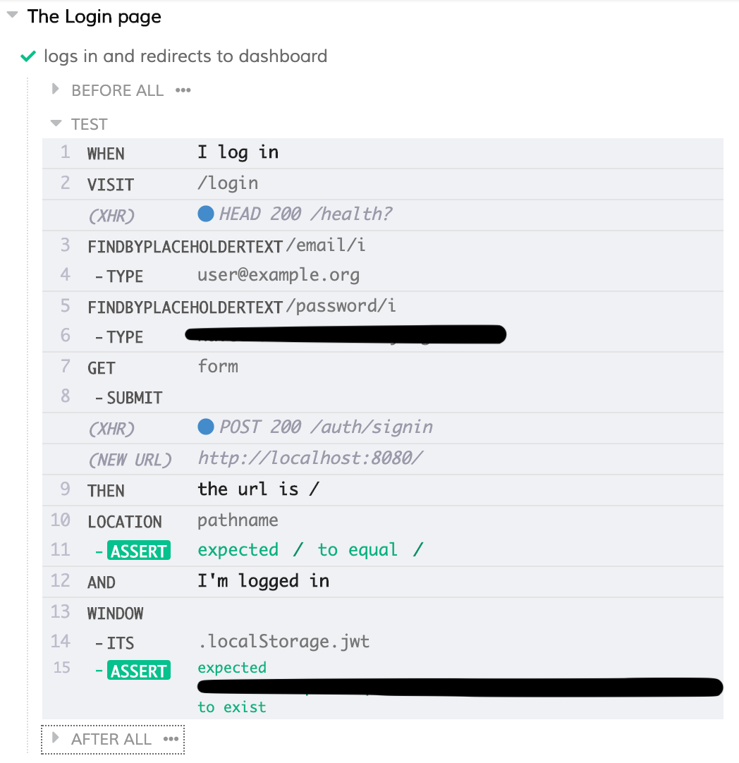 Using Cypress with Cucumber to test your app as if you were a user by