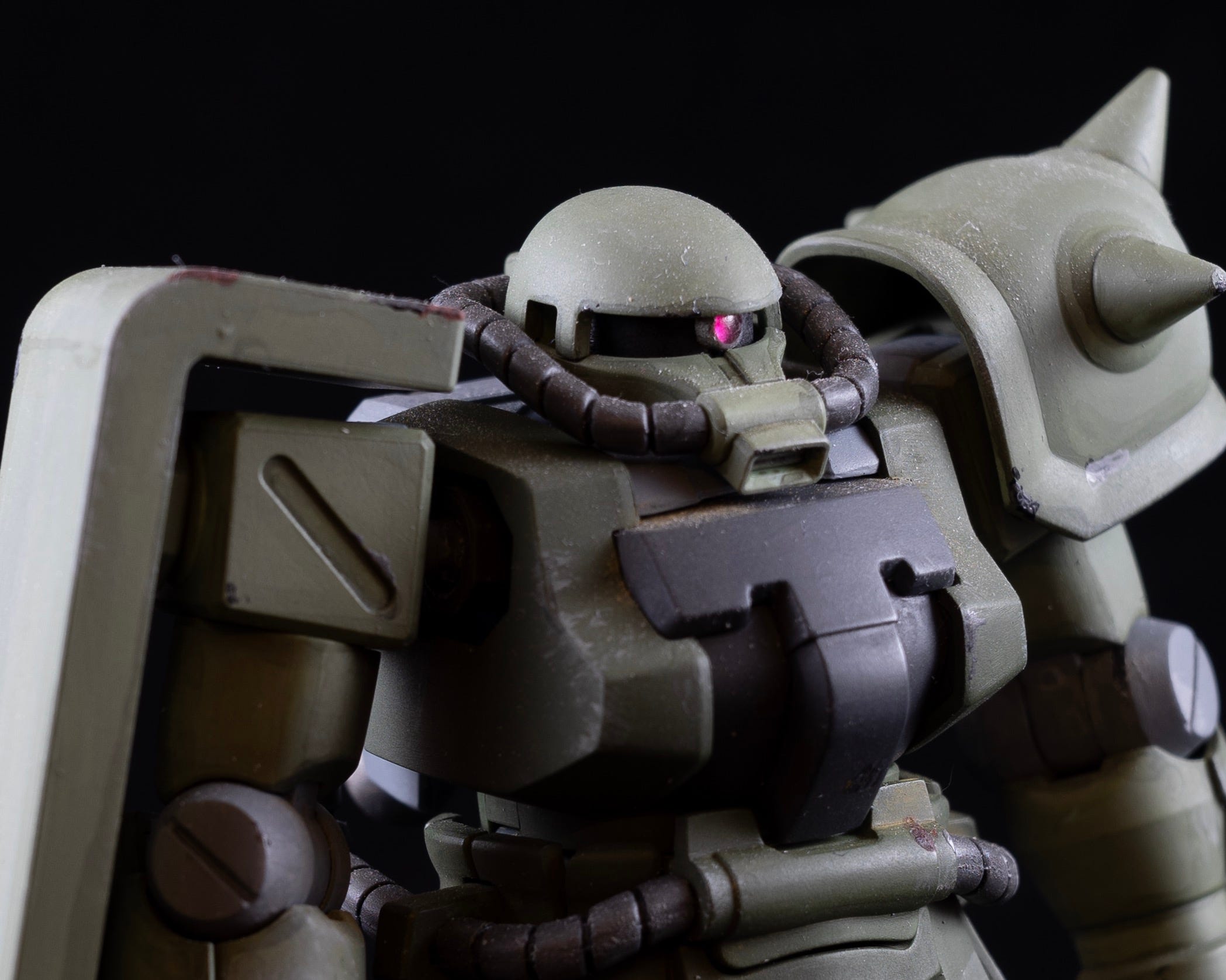水溶きアクリル筆塗りのザクii F2 Hgucザクii By Mitsuru Haga Medium 水溶きアクリル筆塗りのザクii F2 Hgucザクii By Mitsuru Haga Medium