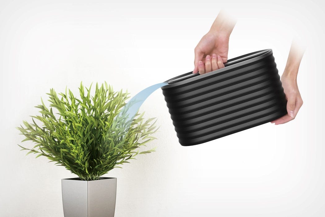 An Expandable Dehumidifier With A Tank That Retracts Back