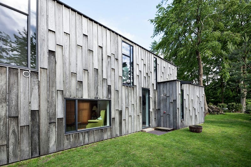 Architectural Facade Which Offers An Attractive Look Forest House