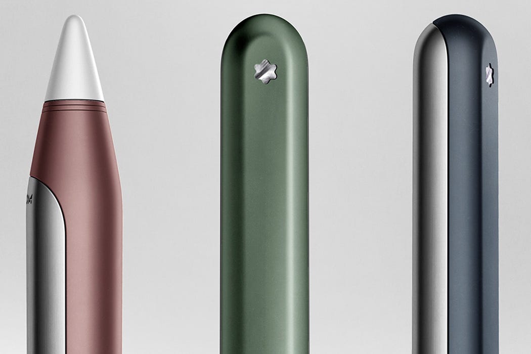 CONCEPTUAL MONTBLANC DIGITAL PEN WITH A CHARGING PAD