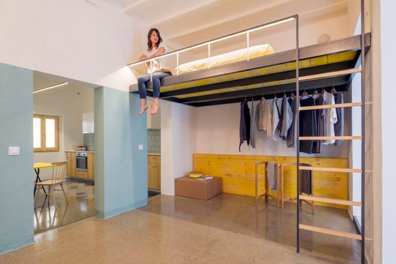 Loft Bed Is A Good Option For Rooms With High Ceilings G