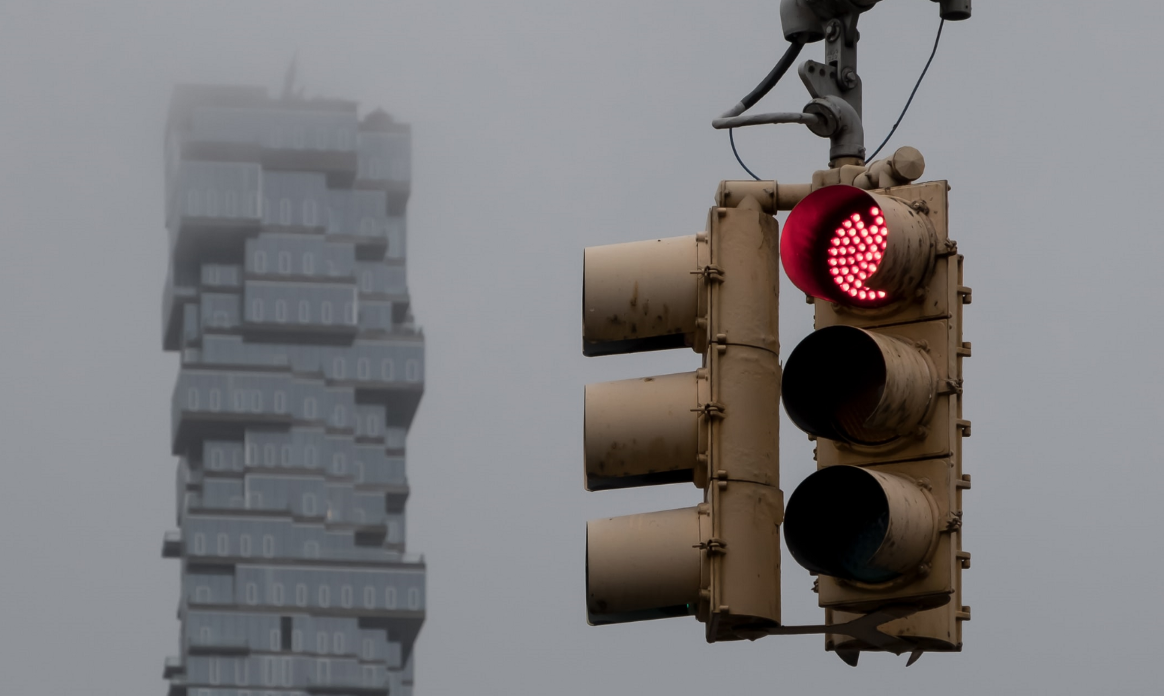 red traffic light