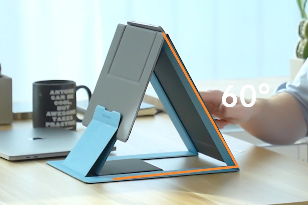 Laptop Stand Turns Your Desktop Into An Ergonomic Fixture
