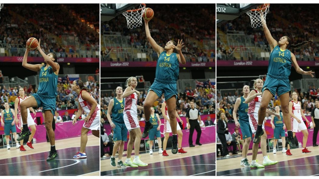 women's basketball dunk