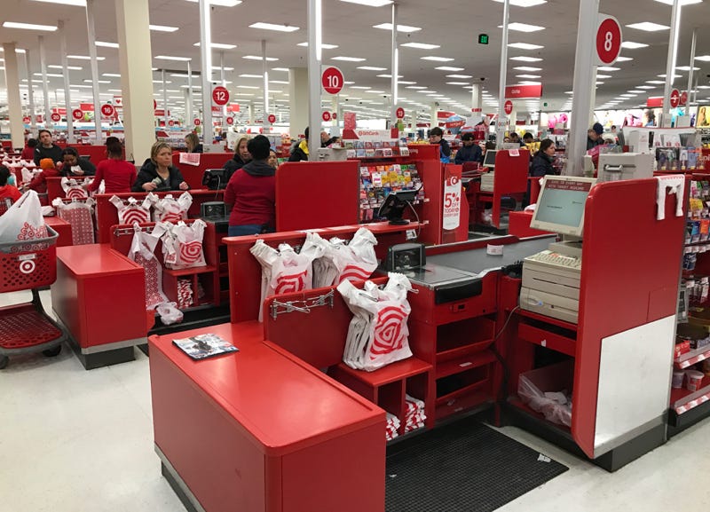 Christmas Shopping On A Cold Night At Target Len Edgerly