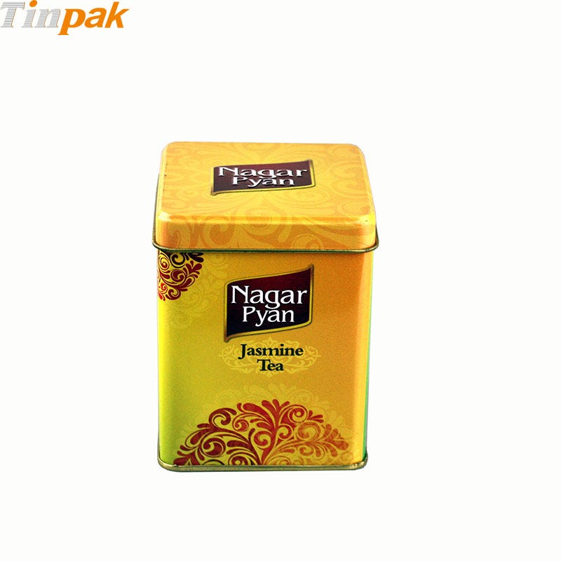 Usefulness Decorative Tea Tin Containers For Storing Tea