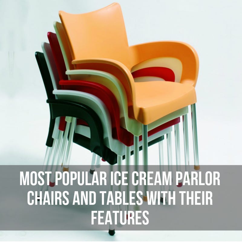 Set The Mood Of Your Parlor With Ice Cream Parlor Furniture