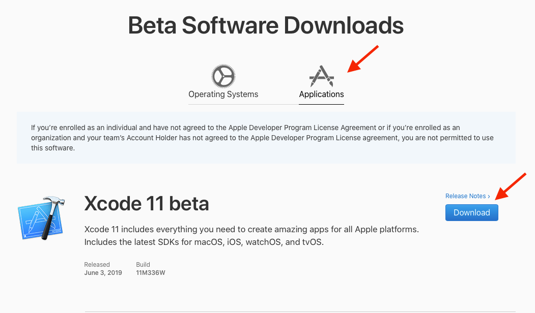 Xcode 11 download