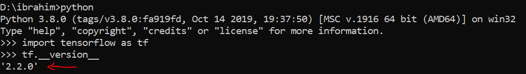tensorflow python 37