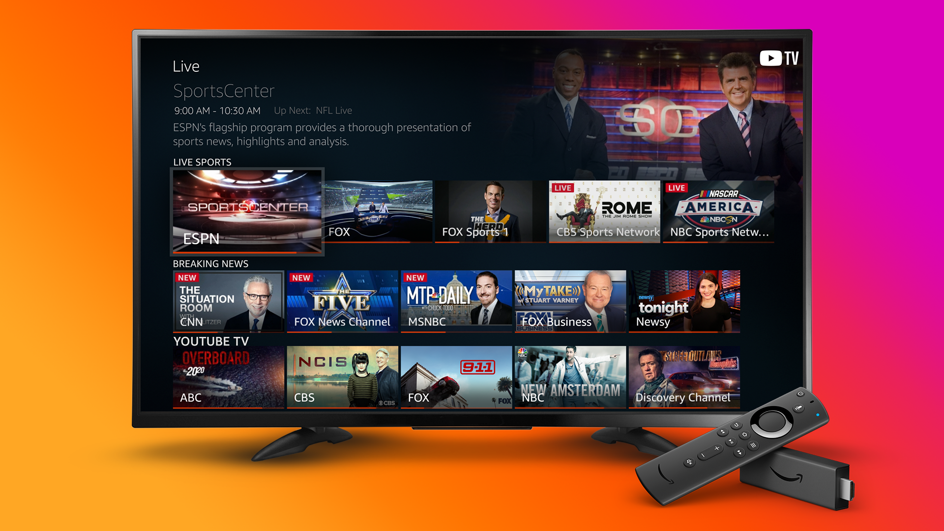 亚马逊 Fire TV 平台扩展直播电视功能，并支持 Alexa 语音助手