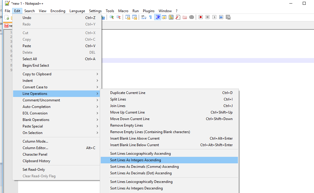 notepad ++ remove blank lines notepad ++ remove blank lines