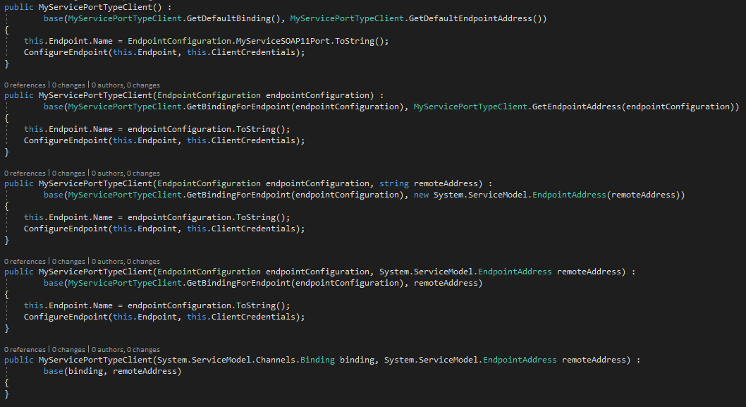 web services .NET with Integrating ... in SOAP Core