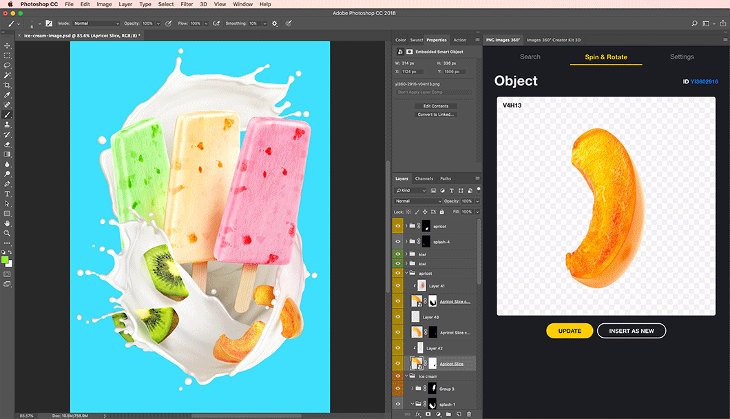 Download Juicy Ice Cream Poster Yellow Images 360 Full Time Lapse By Yellow Images Medium