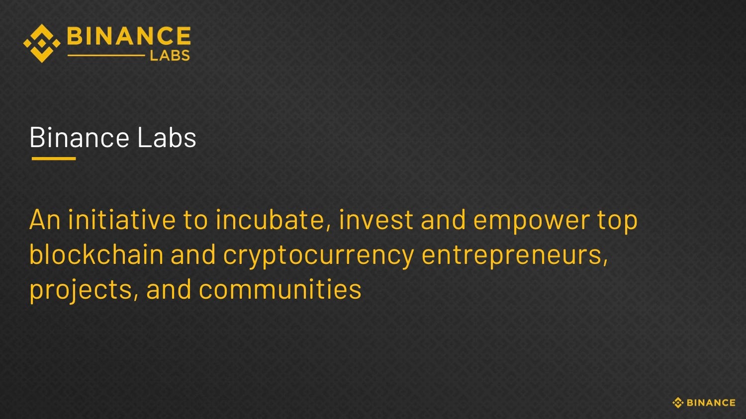 A Chat with Binance Labs on Blockchain | by Binance ...