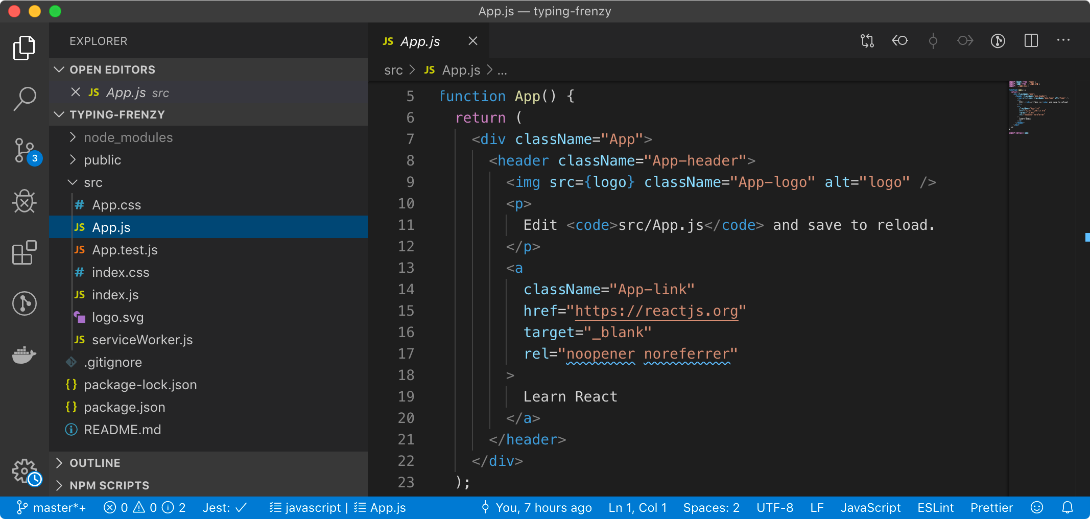 Project structure Project structure
