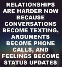 social media spoilt relationships