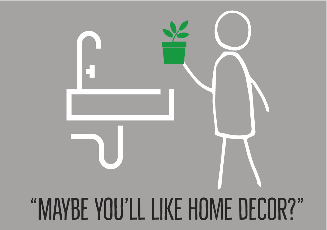 Convincing An Automatic Sink to Turn On by Brett Pfefferman