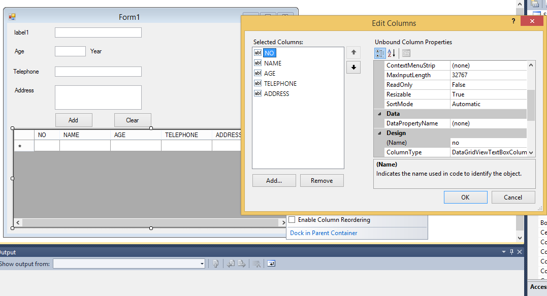 C Datagridview Add Text From Textbox To On Button Click Select Data In