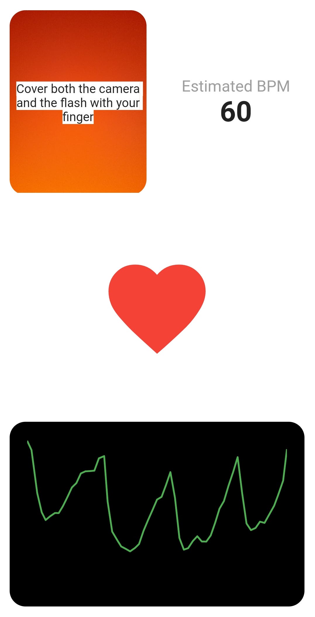detect heart rate with camera
