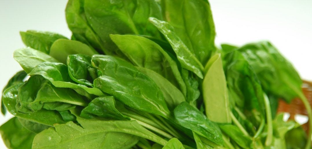 spinach for hair growth