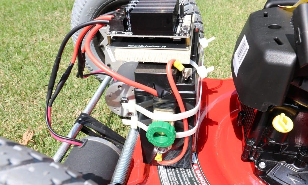 How to Build a remote controlled Lawnmower NEVER PUSH A MOWER AGAIN