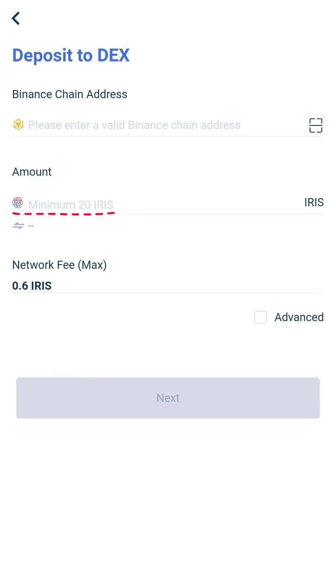 How to Transfer IRIS to Binance DEX with Rainbow ...