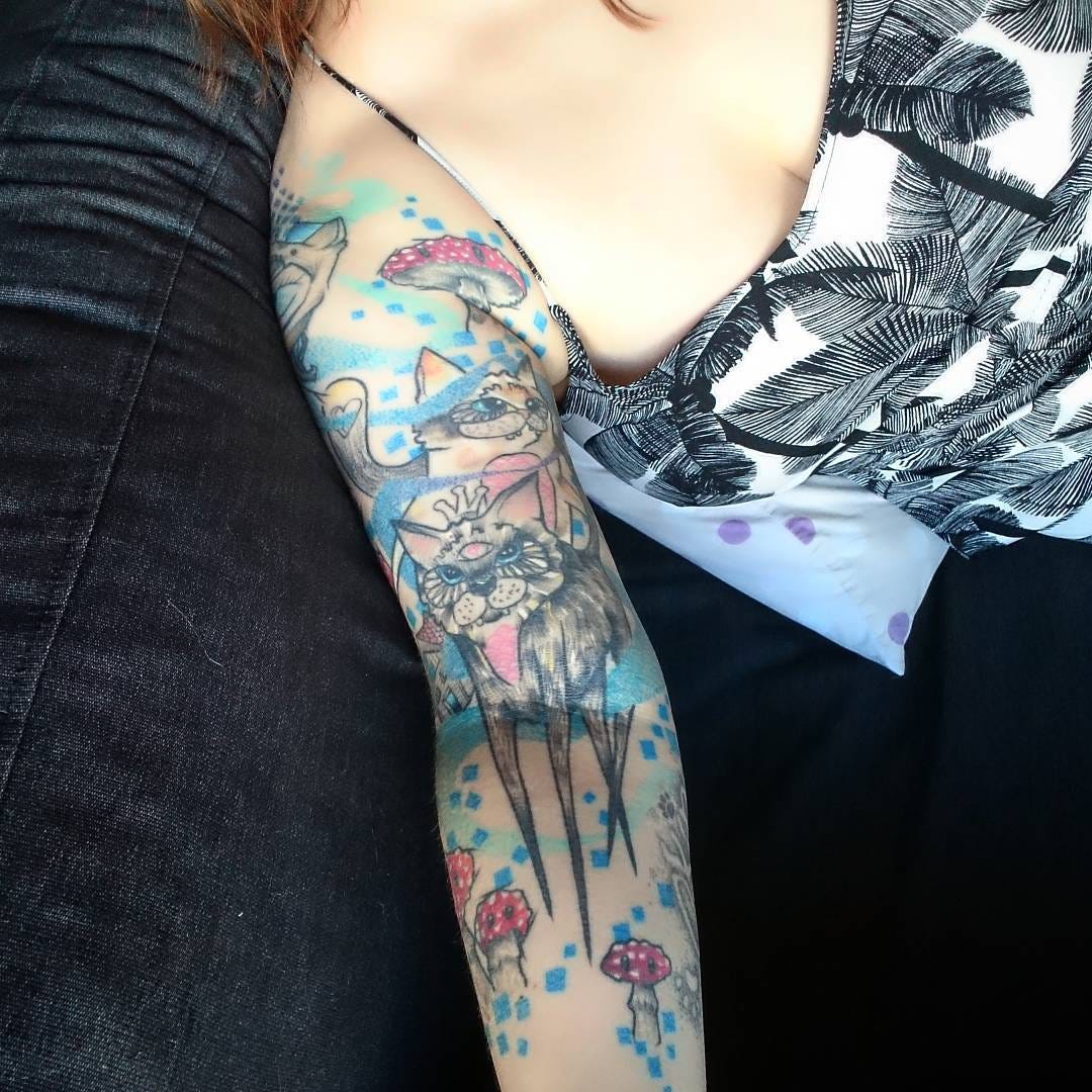 44 Magnifiques Tatouages De Chats Pour Elle Et Lui 2017