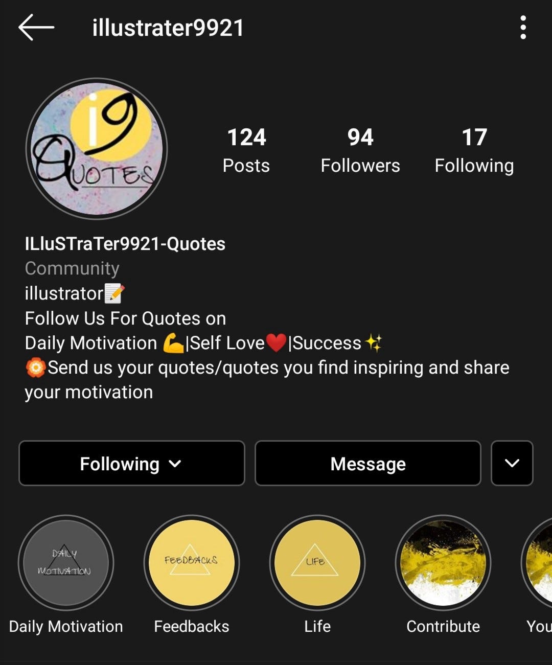 My Experience Of Starting A Quote Page On Instagram By Illustrater9921 Medium