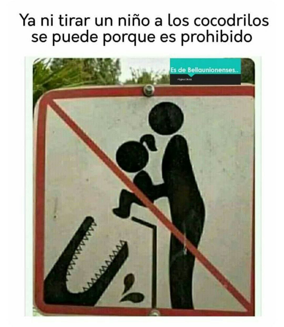 Ya no se puede tirar niños