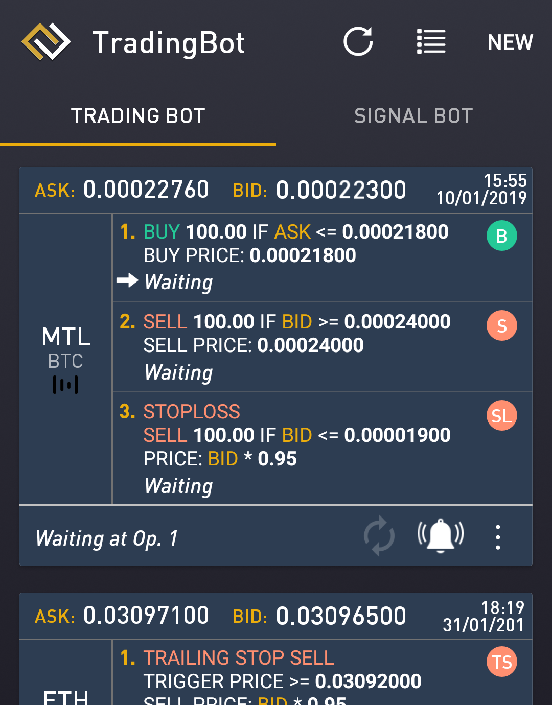profit trading for bittrex app