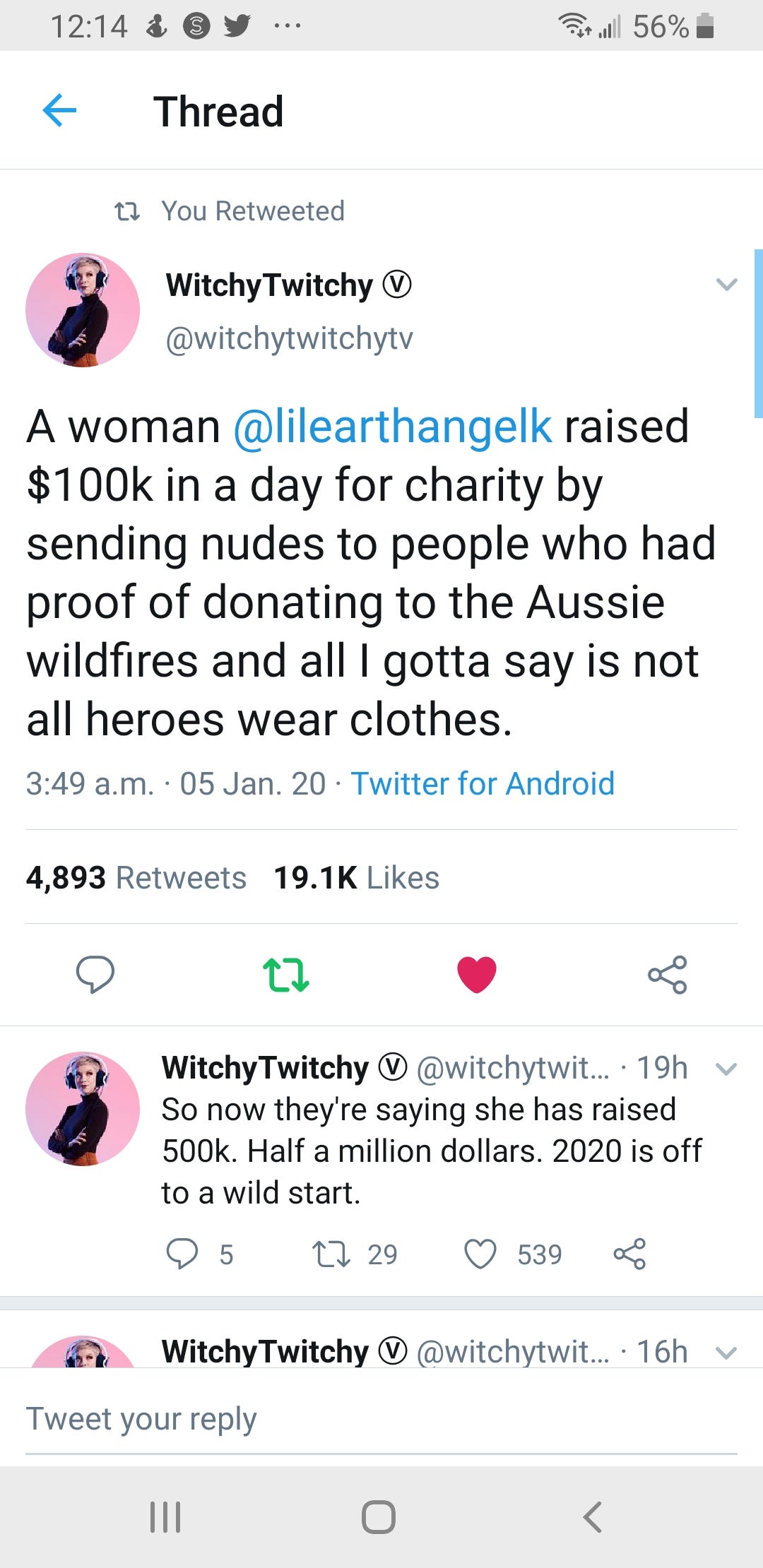 Influencer Raises 700 000 For Australian Bushfire Relief By