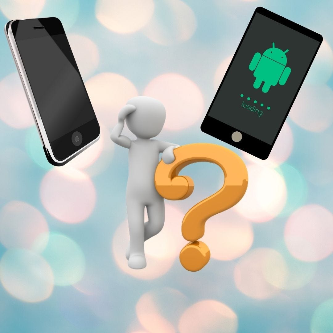 Android vs Apple iPhone: ¿Cuál comprar? | Autor Sami Zo | Junio de 2021 3 1*W wE9nDRllckP2Eqv9HXGw