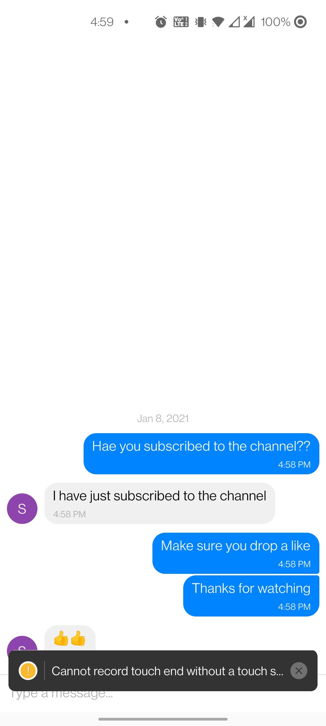 Expo chat app using firebase react navigation