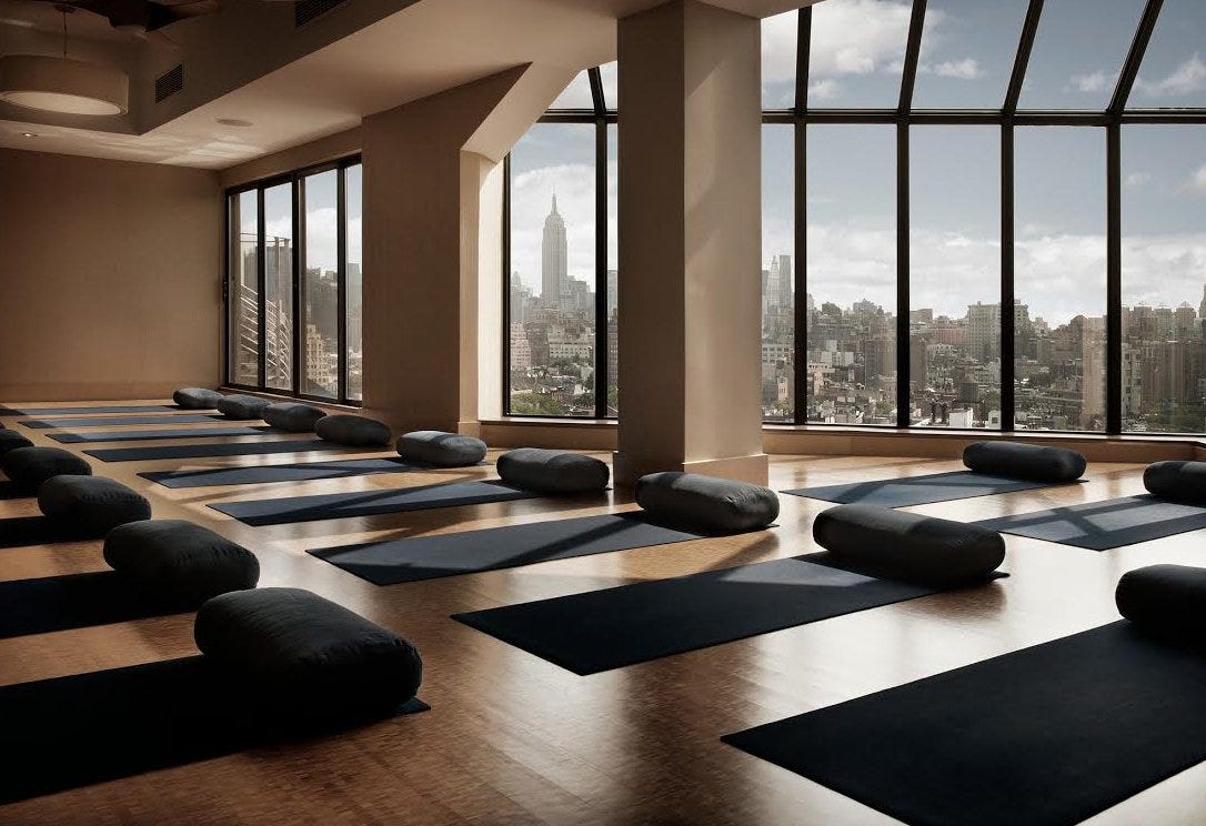 equinox gym yoga fitness luxury studio interior church gyms club luxurious wellness david nyc perell end industry plan medium printing