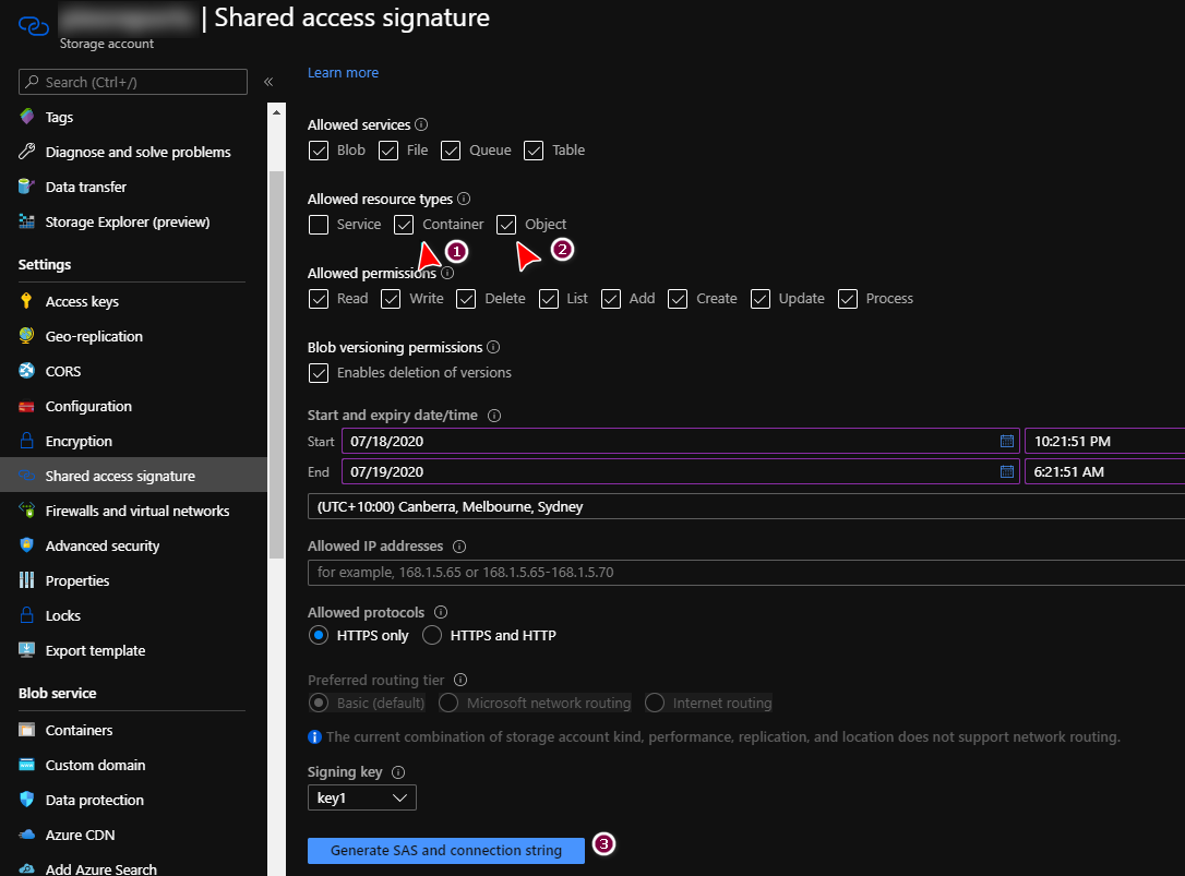 Use GCP Data Transfer Service import data from Azure Blob by