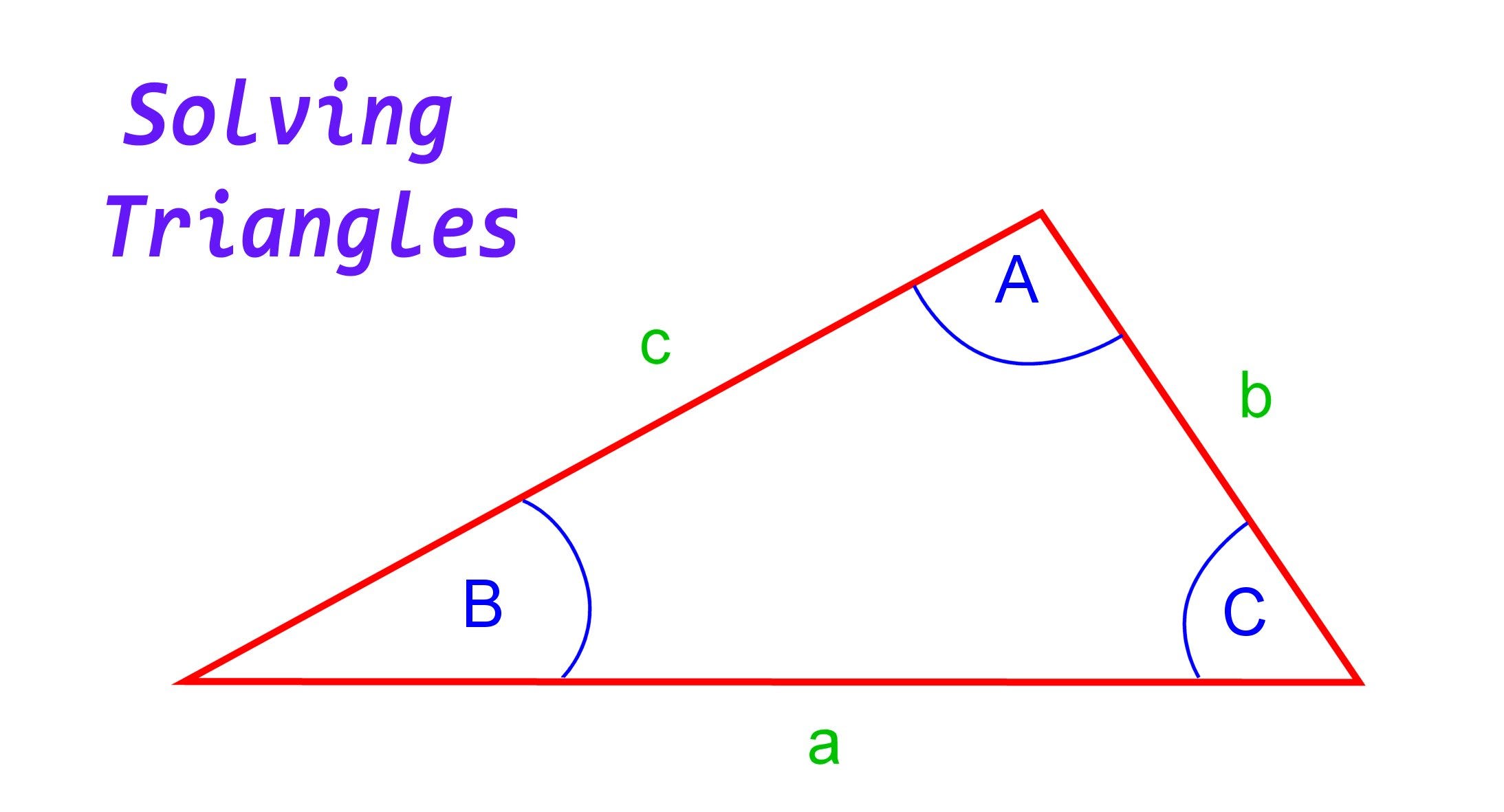 How To Calculate The Sides And Angles Of Triangles Owlcation
