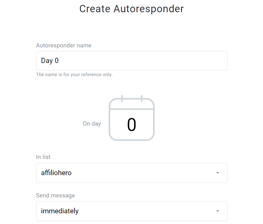 How to set up GetResponse Autoresponder?