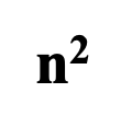 the letter “n” squared