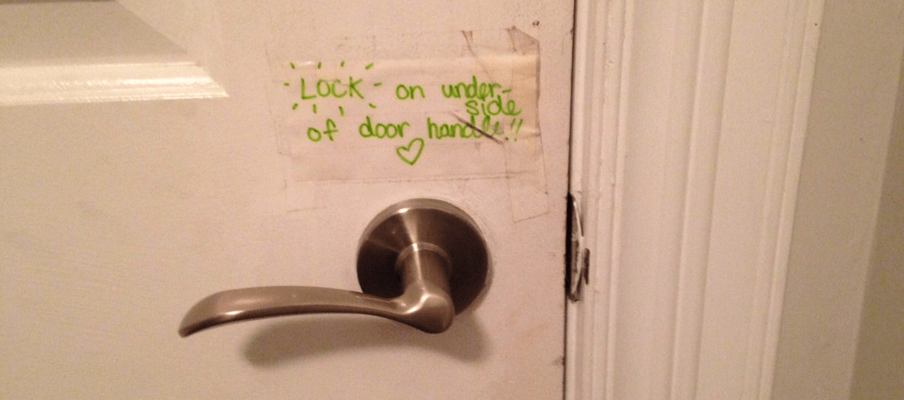 bathroom door cracking near lock bathroom door cracking near lock