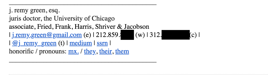 On Curb Cuts and Pronouns and Honorifics in Email ...