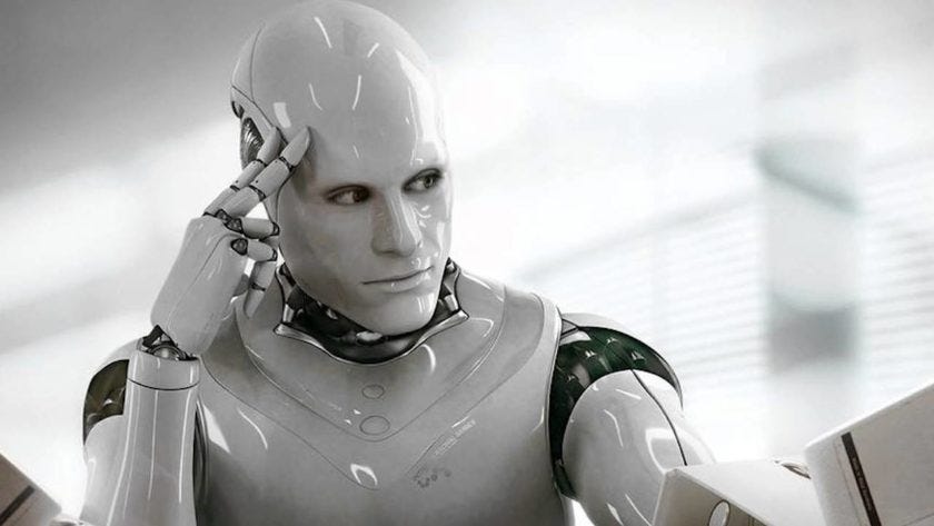 why the media using humanoid robots to 