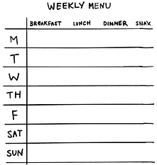 Create a Meal Planner in Your Notebook – Rocketbook